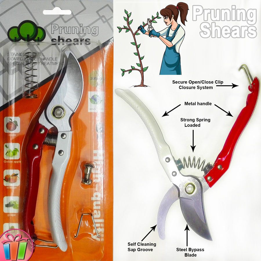 Incisive Pruning Shears Carbon Steel Garden Labor Saving Garden Scissors Clippers