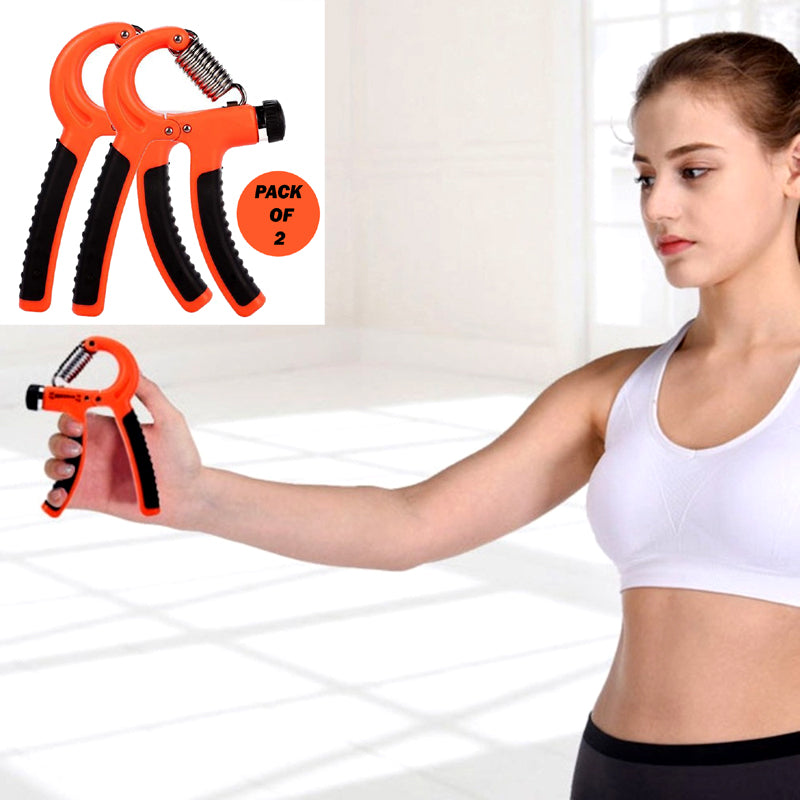 Set of 2 Adjustable Heavy Grippers (10-40Kg) for Fitness, Hand Exerciser, Grip Wrist, and Finger Strength Training