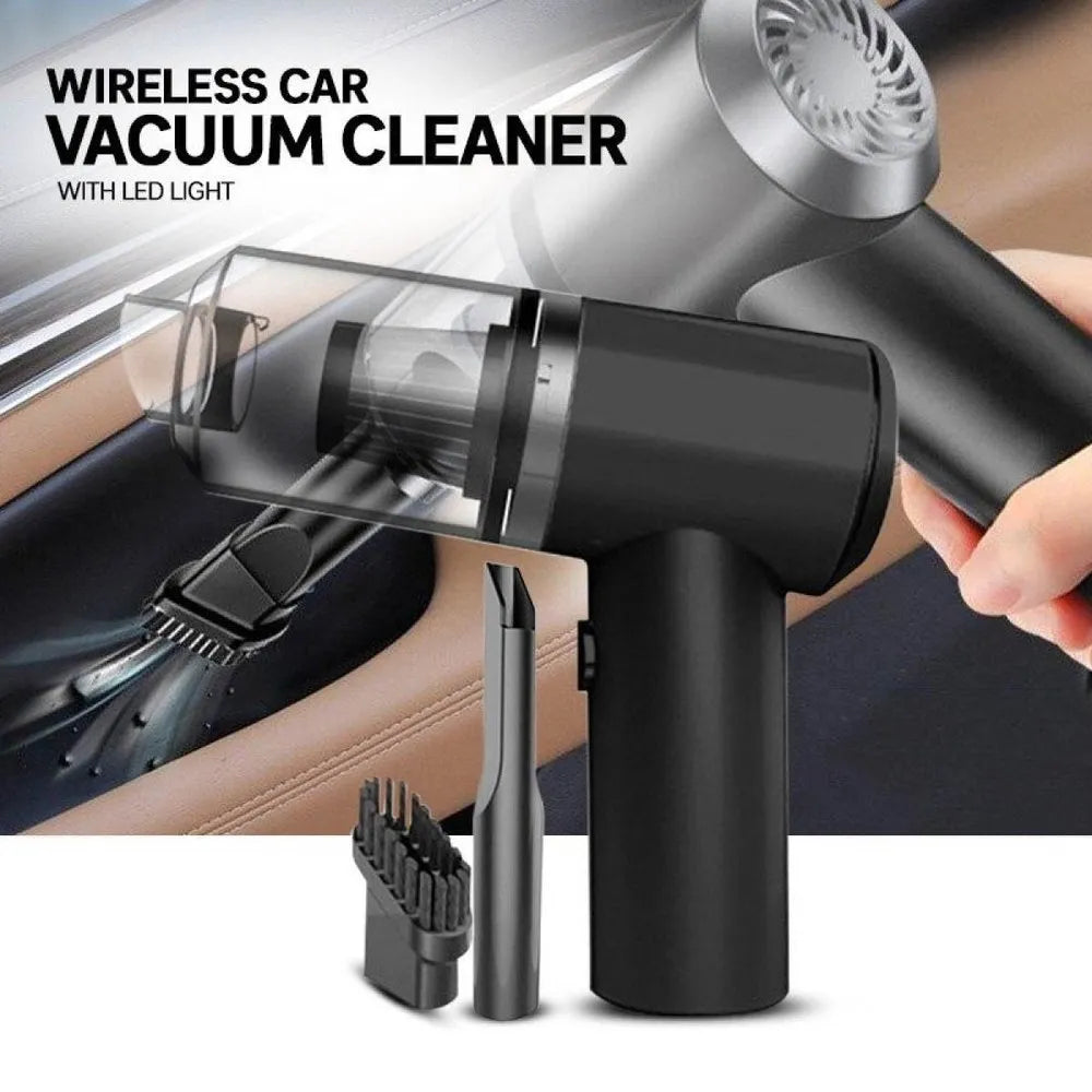 3 In 1 Portable Mini Vacuum Cleaner Duster Blower Air Pump Wireless Handheld Clean Microscopic Dust