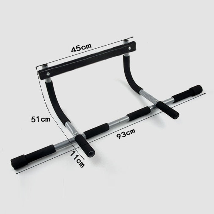 Newly Iron Gym Pull Up Sit Up Door Bar Portable Chin-Up For Upper Body Workout Doorway