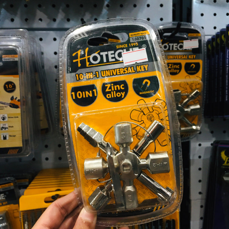 Hoteche 10-IN-1 Multifunctional Universal Key Tool