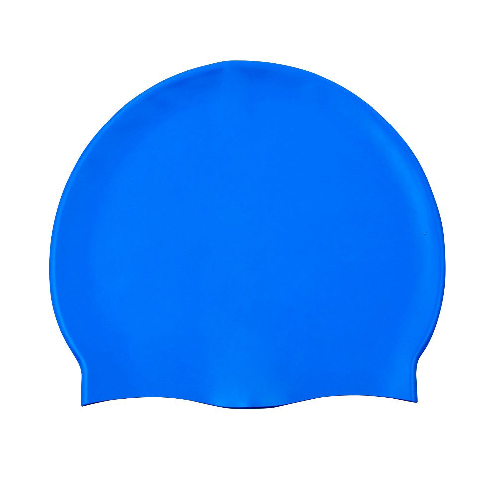 Men Women Waterproof Ear Protection Bathing Silicone Cap Swimming Pool Hat Swimmers Long Hair Cap