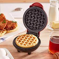 Mini Waffle Maker Breakfast Machine Non Stick Easy Clean (random Color )