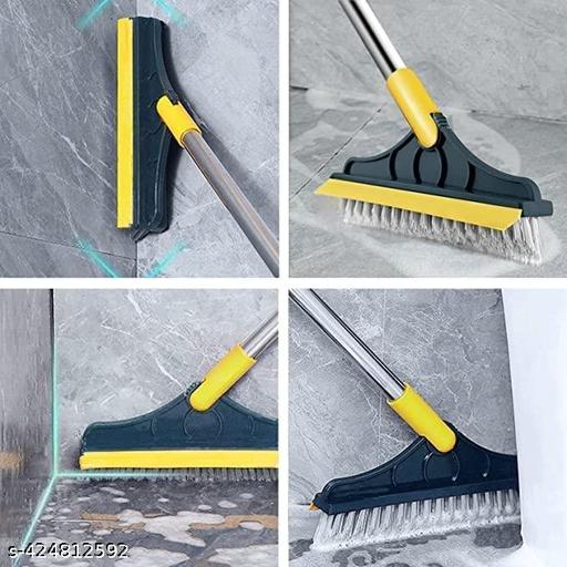 Bathroom Long Handle Brush Bristles Floor Ceramic Tile Wall Seam Scrub Toilet Bath Cleaning Tool